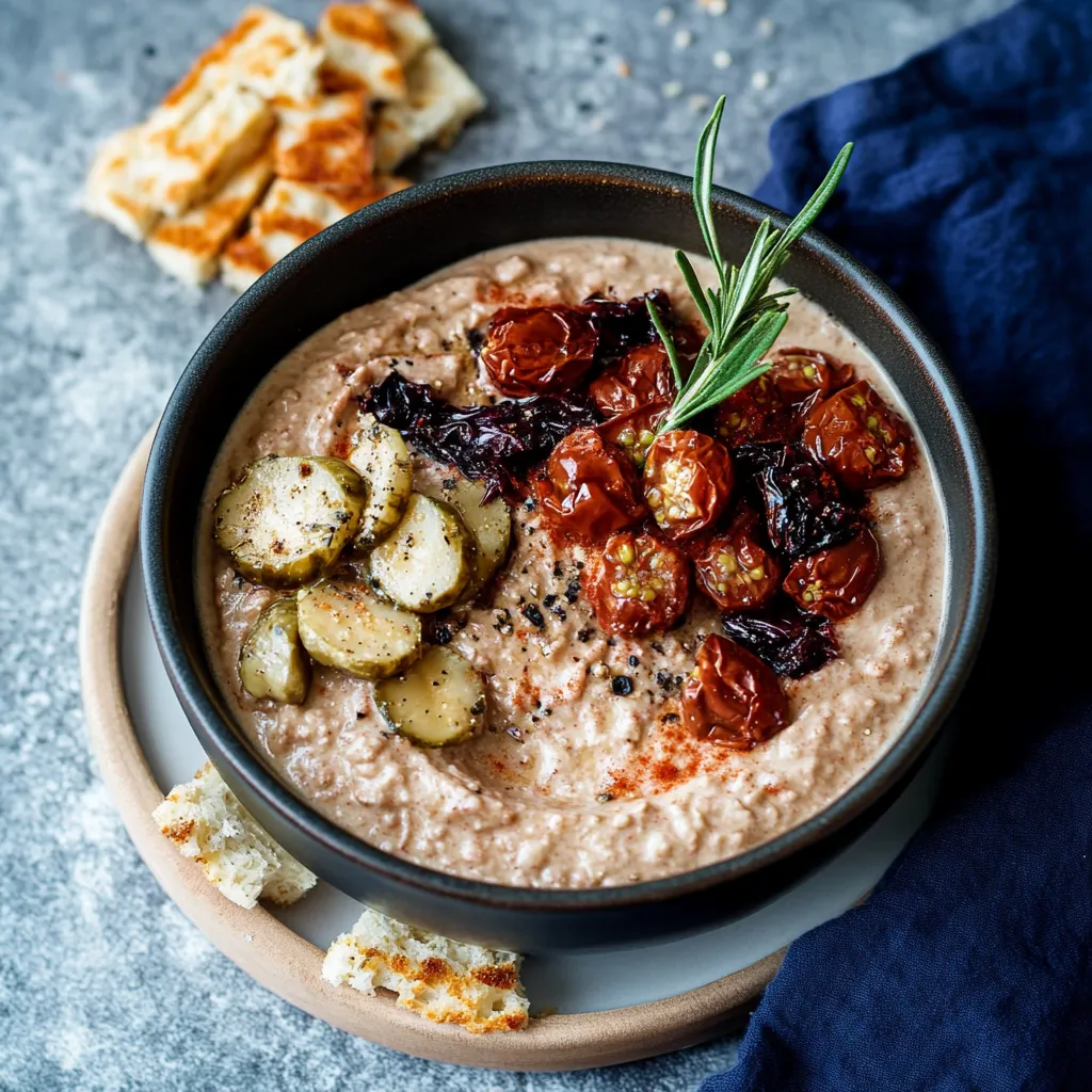 Ein Schälchen mit Tomaten, Zwiebeln und Knoblauch.