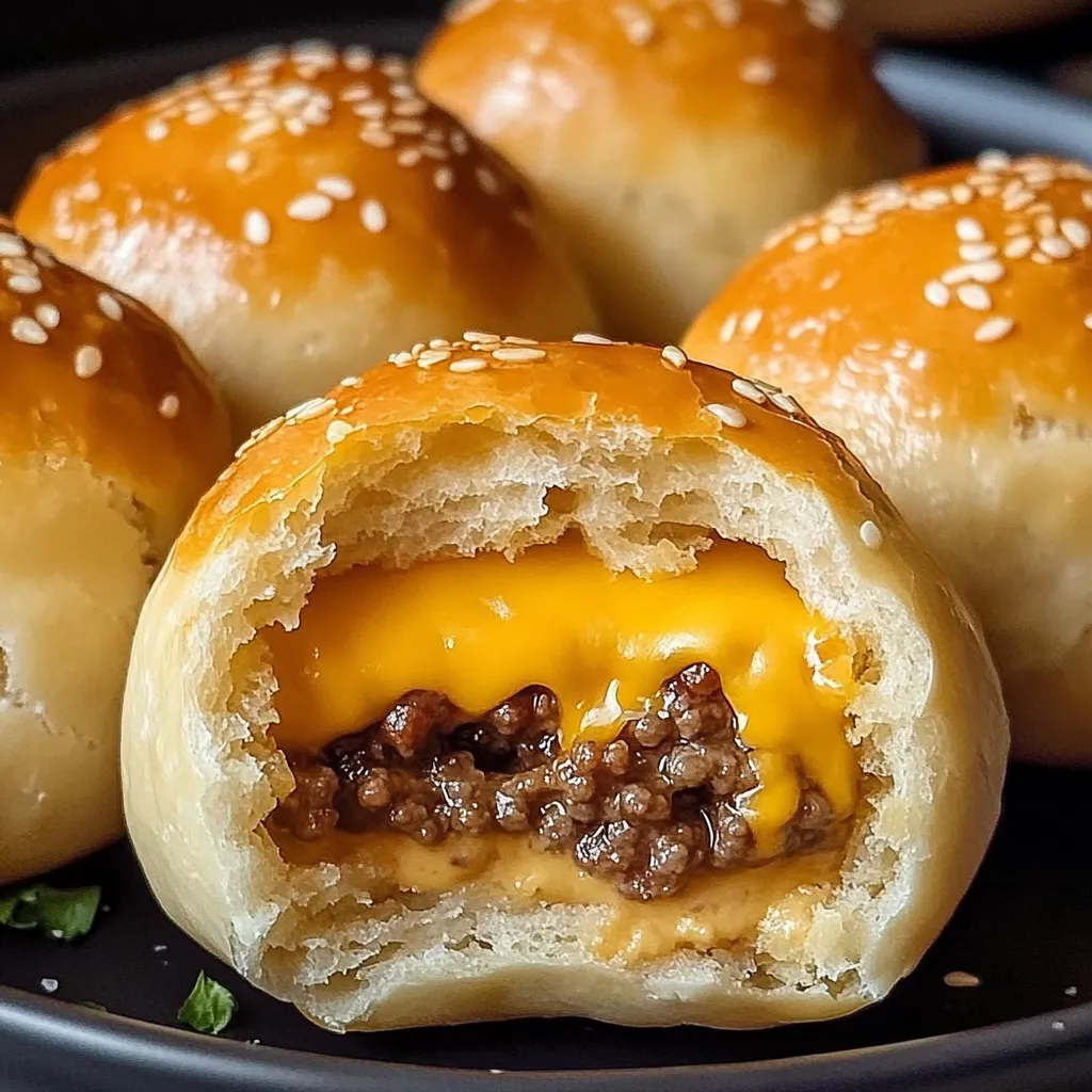 Ein Teigballe mit Käse und Burger in einem Bodenfäß.