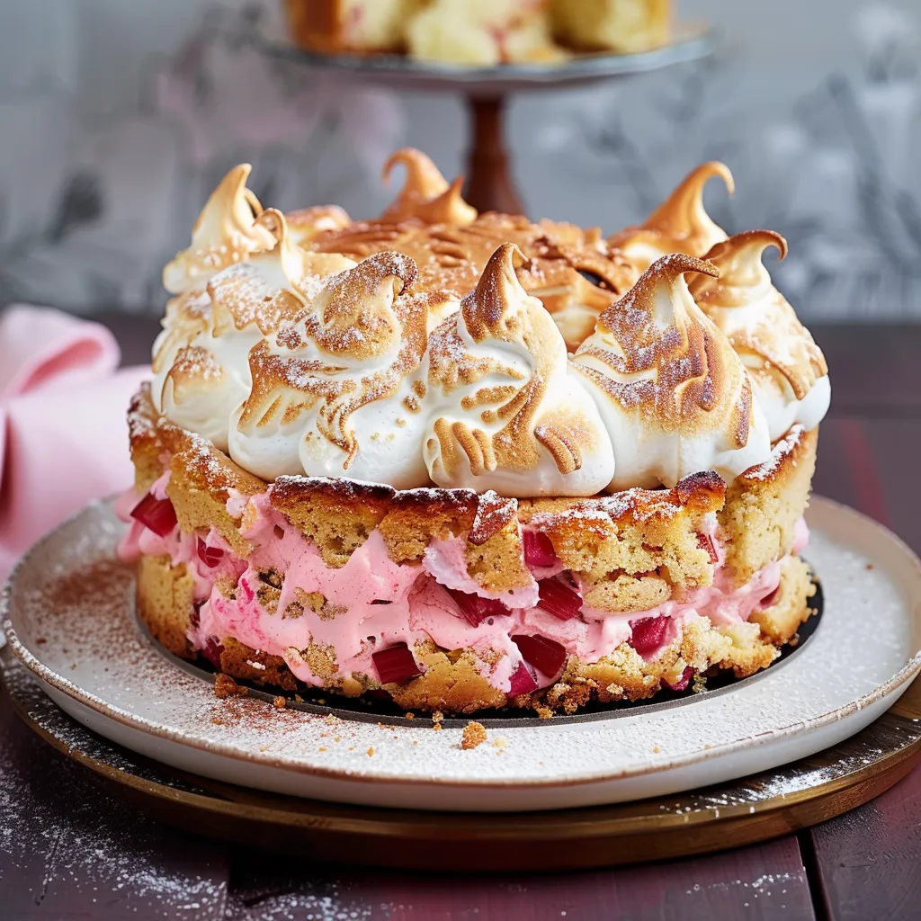 Ein weißer Cake mit Pink-Füllung und Pink-Zuckerkrümel auf einem Teller.