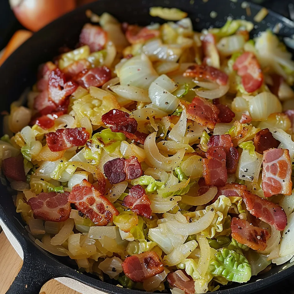 Eine Schüssel mit einer Mischung aus Zwiebeln, Onions und Rindern.