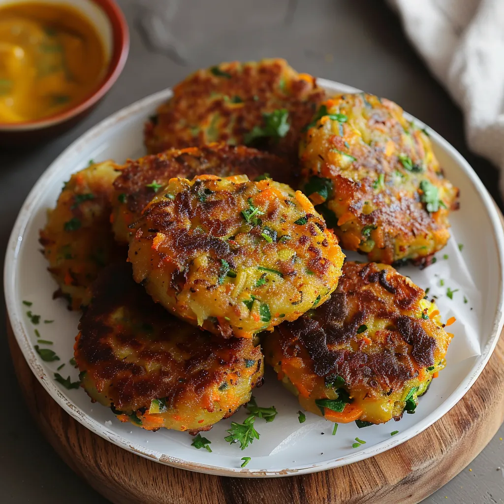 Eine Platte mit sechs pürierter Kartoffeln auf einem Tisch.
