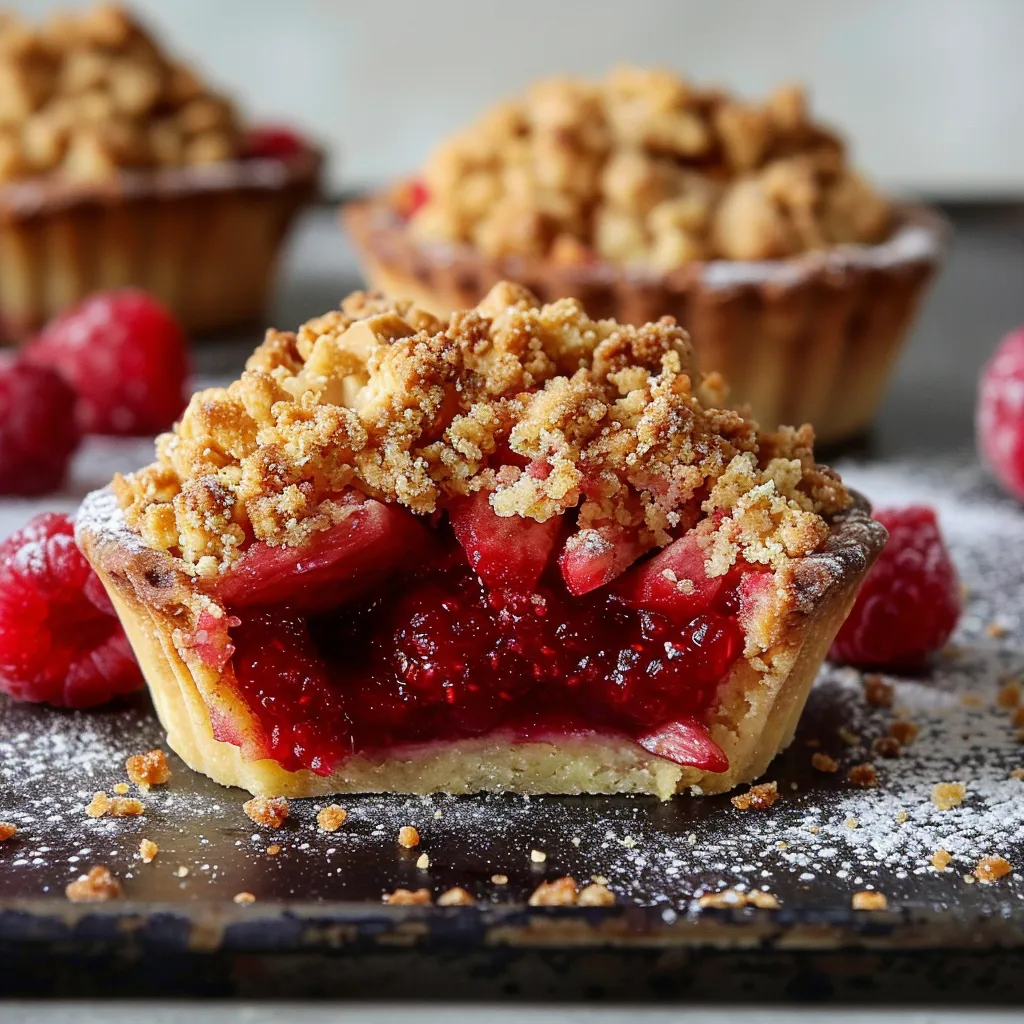 Ein Stück Kuchen mit Raspberry-Sauce und Walnuss-Zutaten auf einem Teller.